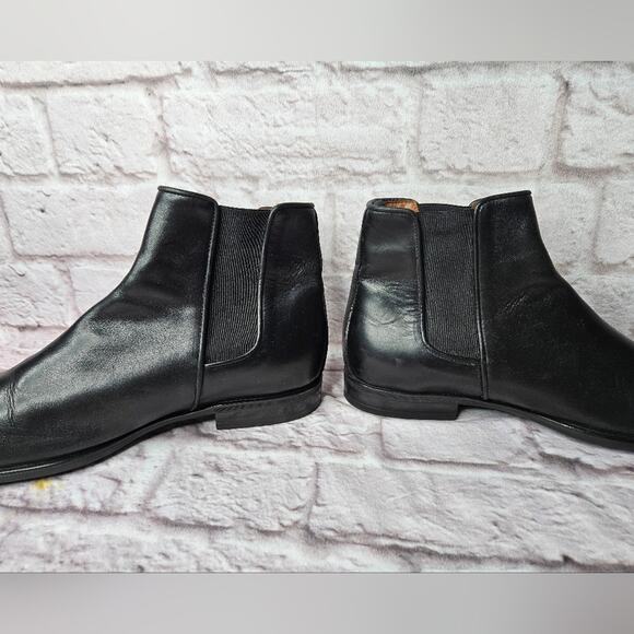 Aquatalia Men\'s Black Italian Chelsea Boots Size 11.5 main image 6